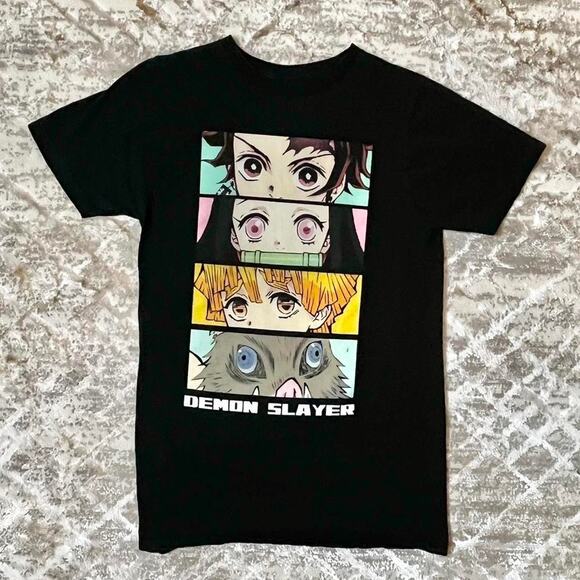 Demon Slayer Anime Graphic T-Shirt | Size S | 100% Cotton - Picture 1 of 6